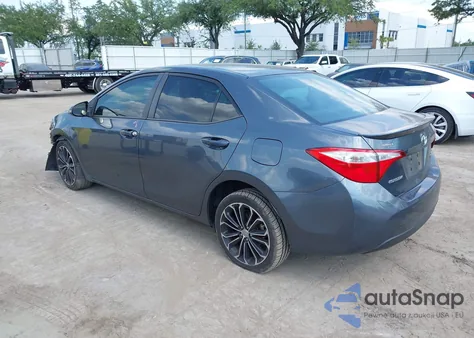 2016 Toyota Corolla S Plus из США, поврежденный, VIN 2T1BURHE7GC743157